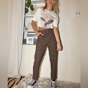 Bishop Tan Checkered Trowser